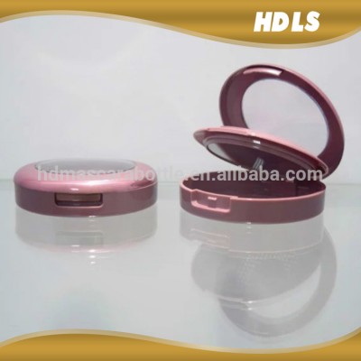 wholesales recyclable plastic empty cosmetic packaging compact powder case for loose powder