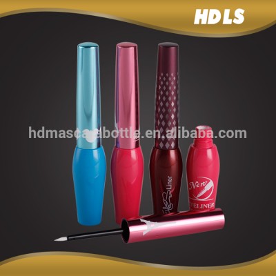 free sample oxidation silk screen printing cosmetic bottle cap tube liquid eyeliner packaging